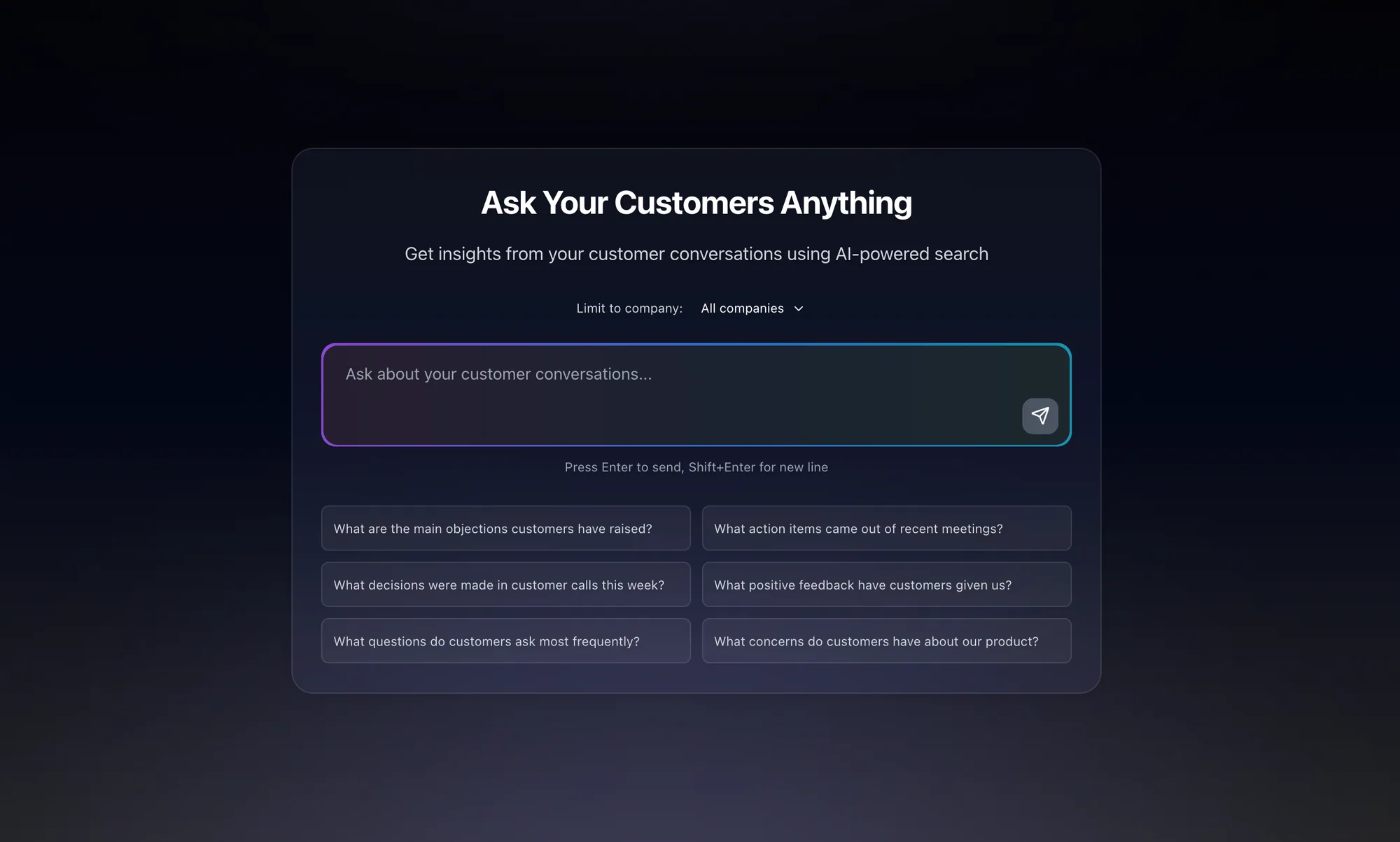 Competitive intelligence at scale